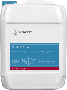 VIRUTON FORTE, mycie i dezynfekcja narzędzi