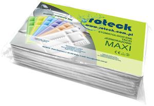 Tacki stomatologiczne białe MAXI 100 szt. 